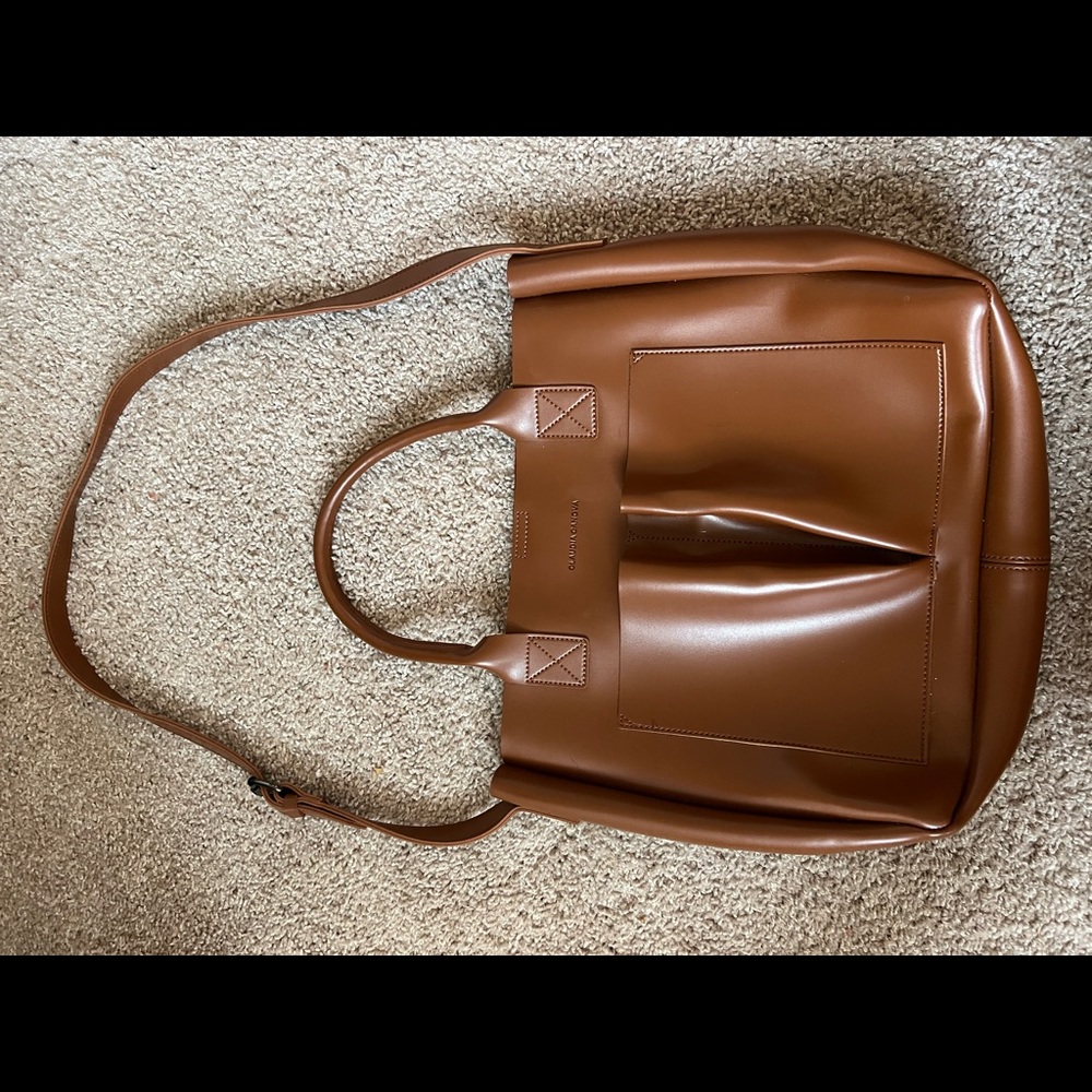 Claudia Canova Faux Leather Tote Bag